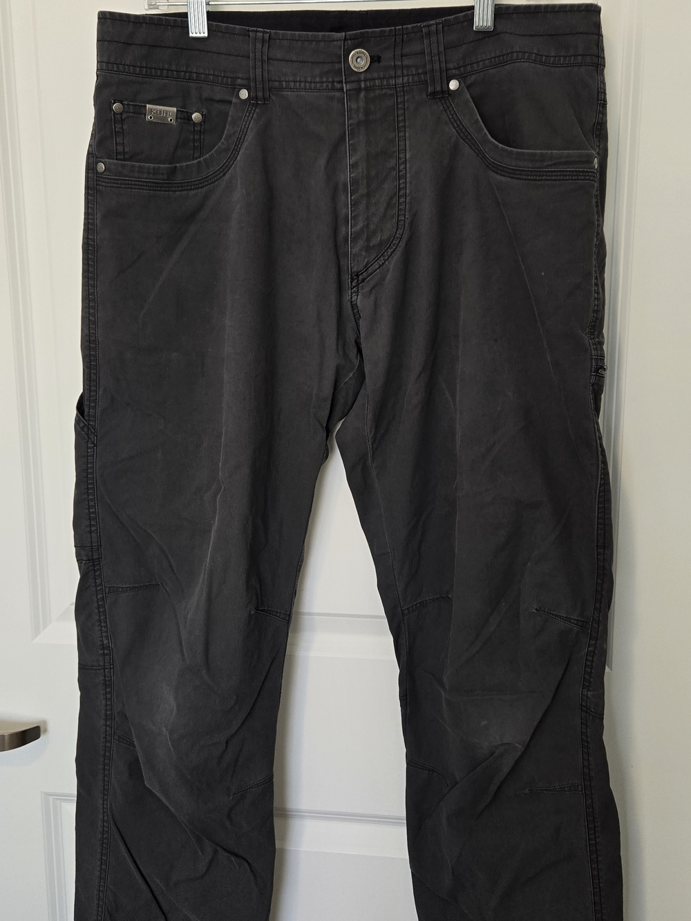 Kuhl Men's Charcoal Cargo Pants 34x34 Xlnt.cond.revolver Style 2024